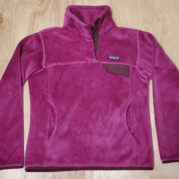 Patagonia snap-t pink fleece pullover jacket 20632 - Picture 1 of 9